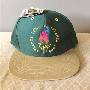 Vintage 1996 Olympics Logo7 Snapback Hat Cap